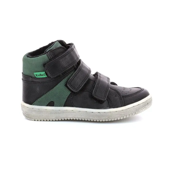 KICKERS Baskets hautes Lohan marine-1