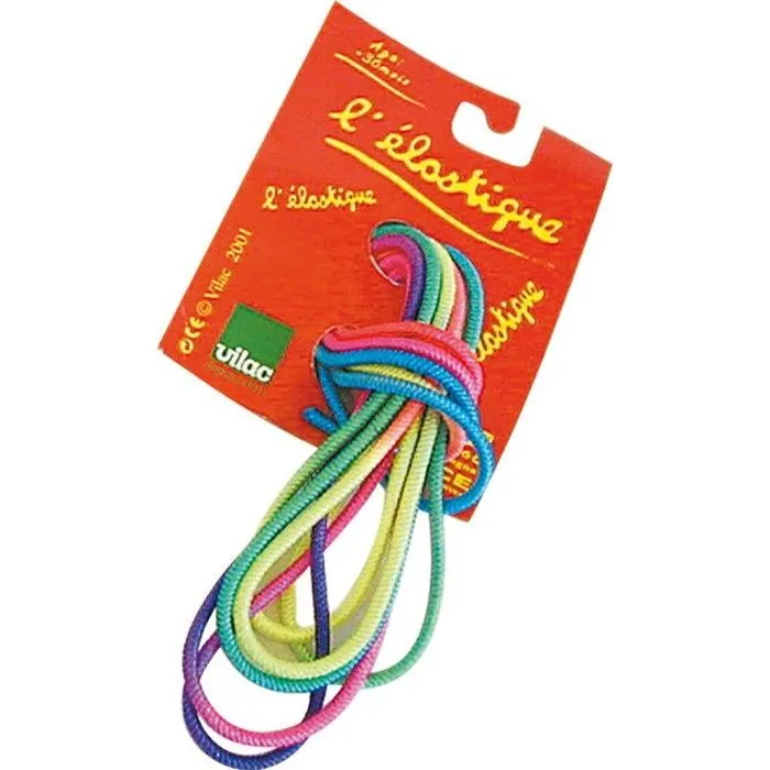 Jeu de l'élastique - VILAC - Multicolore - A partir de 5 ans-0