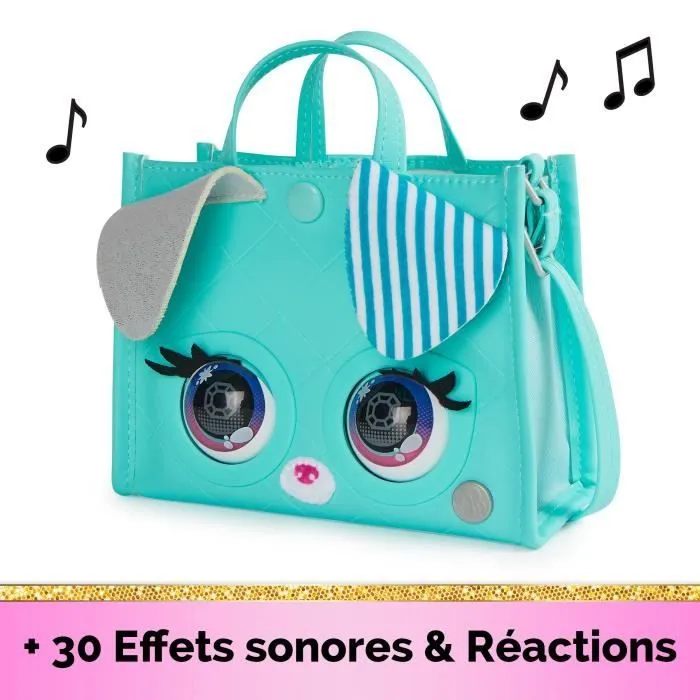 Purse Pets - Tote bag Chiot - Sac interactif (cligne des yeux, chante ...)-2