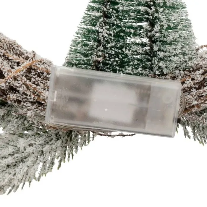 Couronne de Noël à LED sapin D23cm Feeric lights & christmas-2
