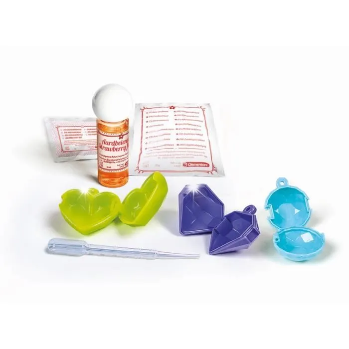 Clementoni - Science & Jeu - Coffret scientifique création de baumes à lèvres - Dés 8 ans-2