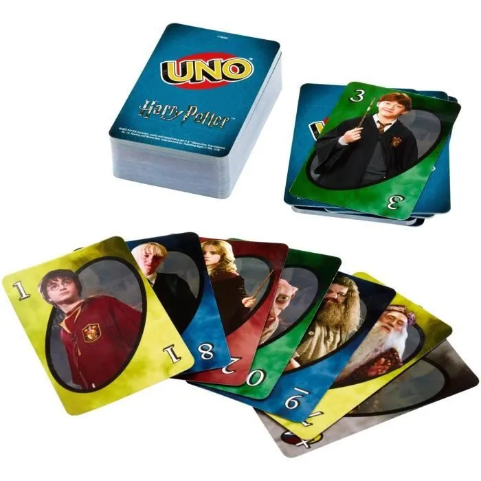 Mattel Games - UNO Harry Potter - Jeu de Société - 7 ans et + FNC42-1