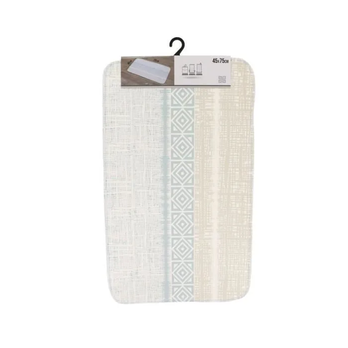 TENDANCE - Tapis de salle de bain en Microfibre 45 x 75 cm déco Emotion-0