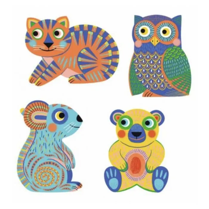 Coloriage magique à l'eau animalo-Ma - DJECO - DJ09068 - Orange - Enfant - Mixte-0