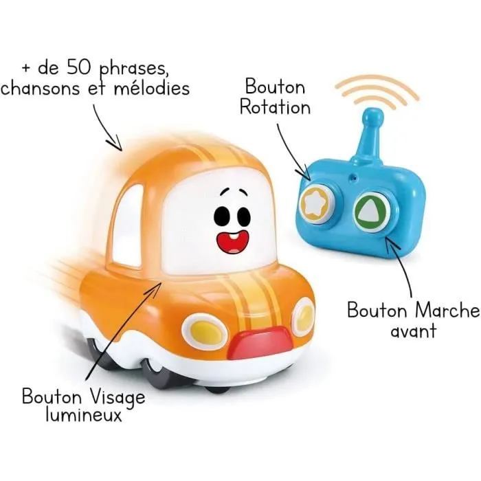 Bolide radiocommandé - VTECH - Super Cory Bolides Radiocommandé - Enfant - Orange et bleu-2