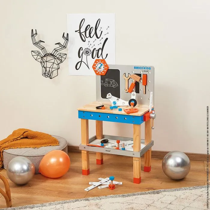 Janod - Etabli Magnétique Géant Brico'Kids - JURATOYS-1