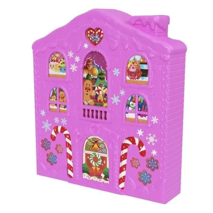 Calendrier de l'Avent Polly Pocket HKW16 - Mini poupée Polly Pocket coffret compact-0