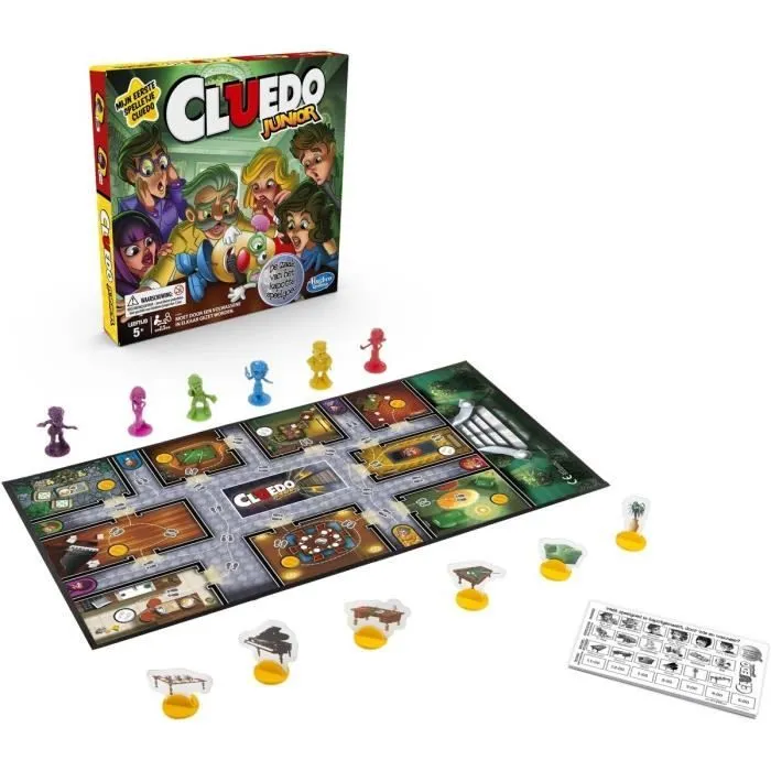 Jeu de société Cluedo Junior - HASBRO GAMING - Multicolore - Mixte - 6 ans et plus - Jeu de plateau-1