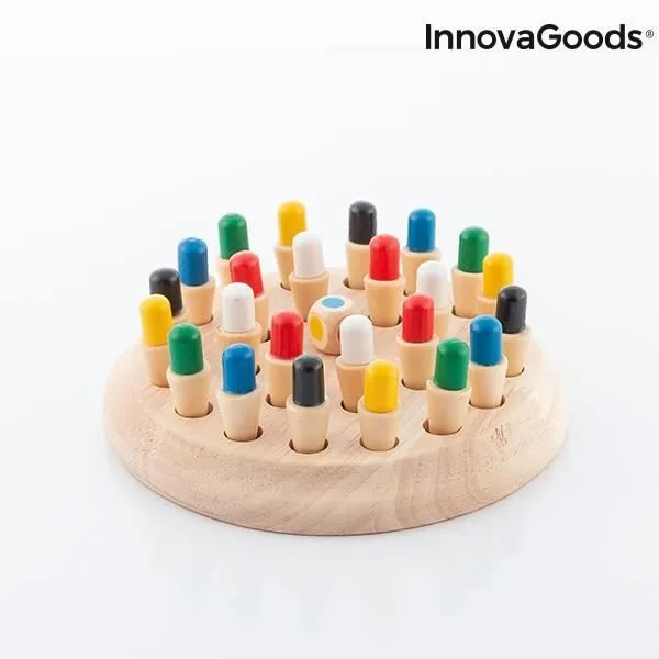 Plateau de jeux de mémoire en bois 26 Pièces Montessori-3