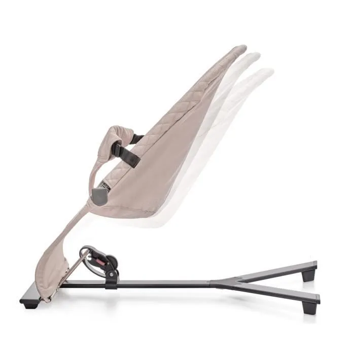 Transat Kinderkraft MIMI - Beige - Arche Jouet - Dossier Réglable - Pliable-2