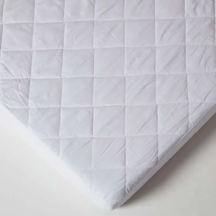 Protège-matelas anti-acariens - HOMESCAPES - 120x190 cm - Traitement anti-allergies - Hypoallergénique - Oeko-Tex - Lavable-2