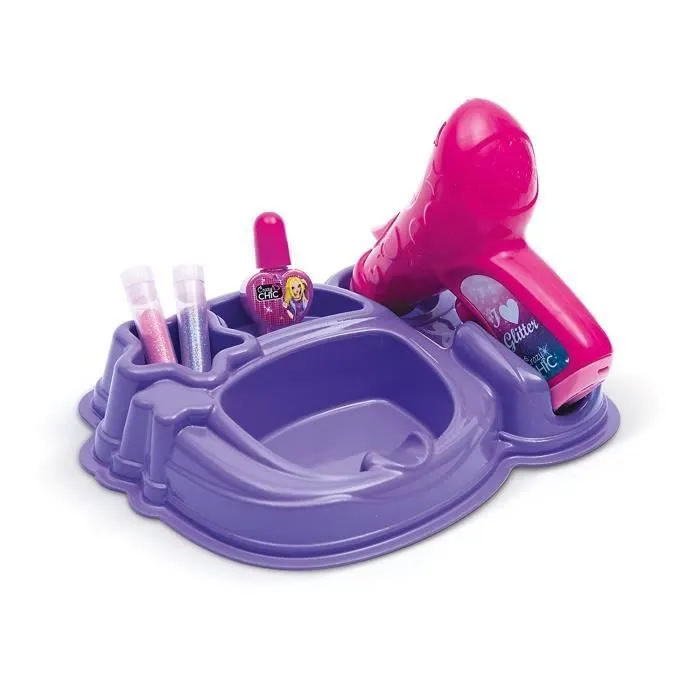 CLEMENTONI - Crazy Chic - Atelier Ongles - Vernis et paillettes - Rose - Pour enfant de 6 ans et plus-4