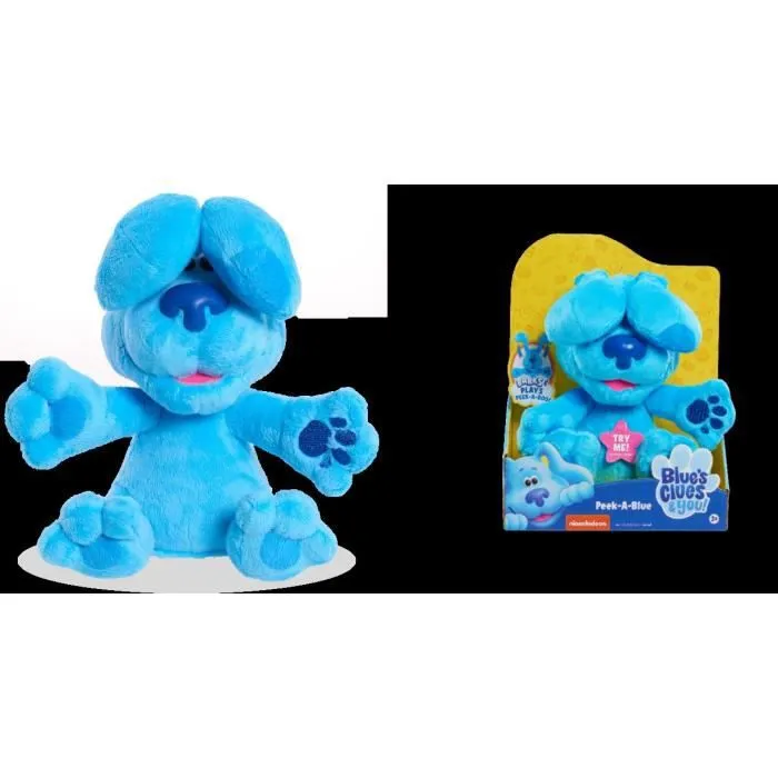 Peluche Blue Coucou-Caché 30 cm - BKR BUNKER - Jouet Enfant 3 ans - Fonctions sonores-1