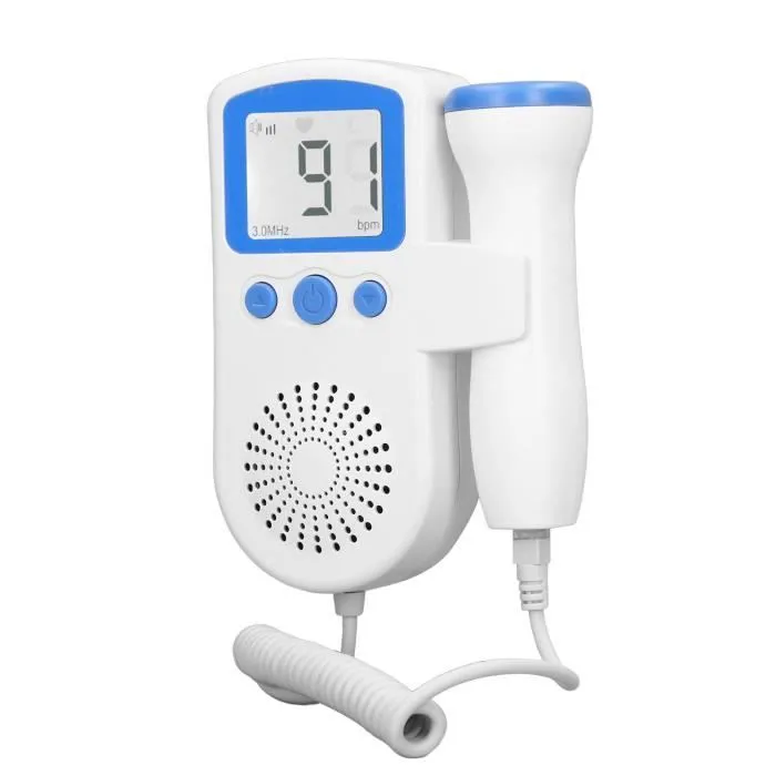 Moniteur De Rythme Cardiaque De Bébé Moniteur De Rythme Cardiaque Fœtal 3,0 Mhz Détecteur De Rythme Cardiaque Fœtal 89163-1