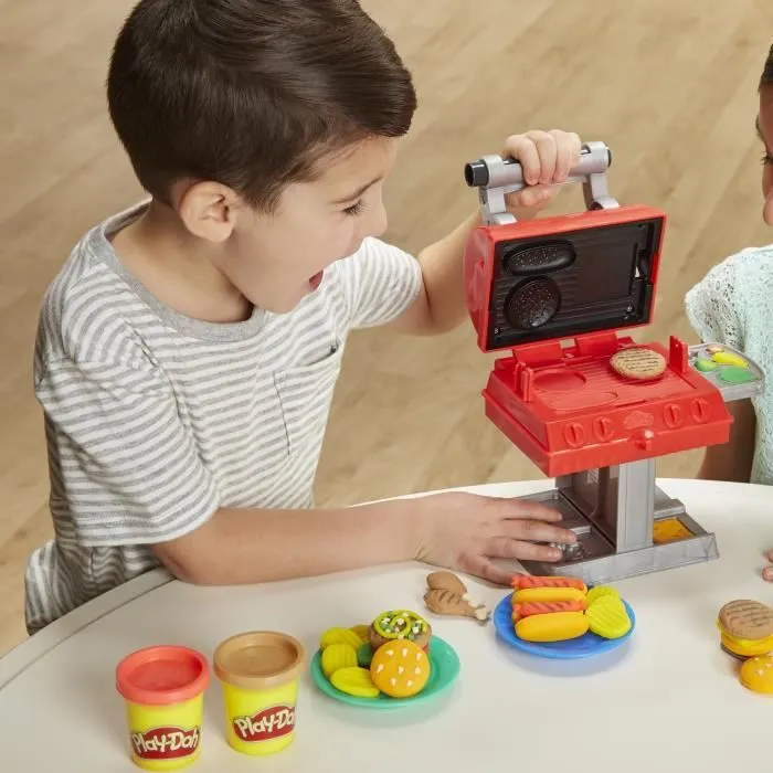 PLAY-DOH Le Roi du Grill, Pâte à modeler, Kitchen Creations, pour enfants dès 3 ans-4