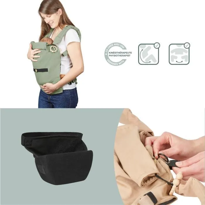 Babymoov Réducteur pour Porte-bébé MOOV & BOOST - Système d'attache - Sain pour les hanches - Adapté Nouveau-né-3