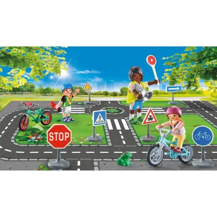 PLAYMOBIL 71332 Classe sécurité routière, My Life, 34 pièces, Dès 4 ans-1