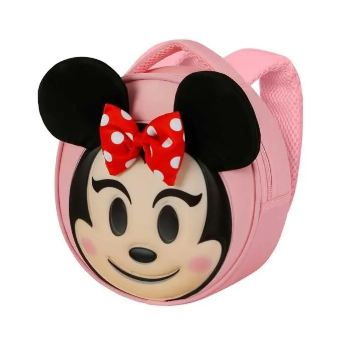 Sac à dos Emoji - Disney Minnie Mouse Send - Rose - Taille Unique-0
