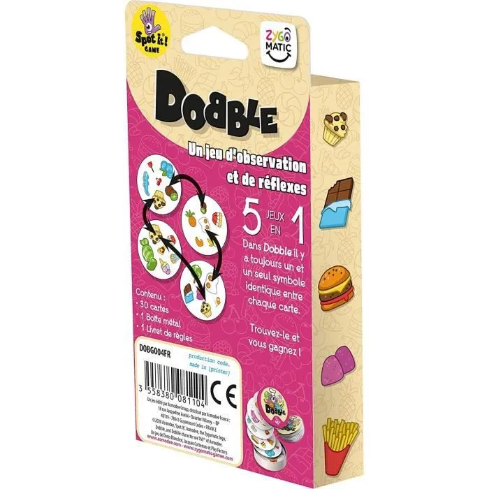 Zygomatic | Dobble : Gourmandise | Jeu de société | À partir de 4 ans | 2 à 5 joueurs | 10 minutes-3