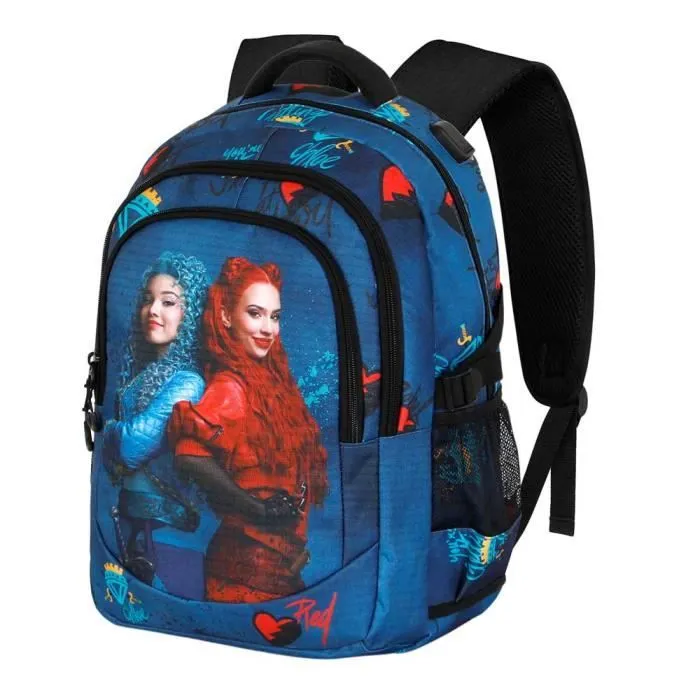 Sac à dos - Disney - Descendants Wickedly - Multicolore - Taille Unique - Enfant-0