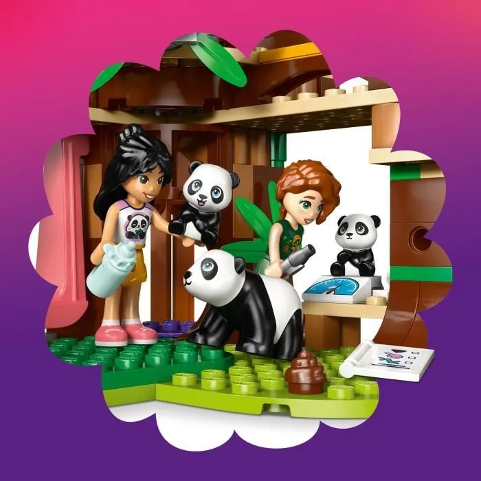 LEGO Friends 42648 Le Sanctuaire des Pandas - Jeu de Construction pour Fille dès 7 Ans-3