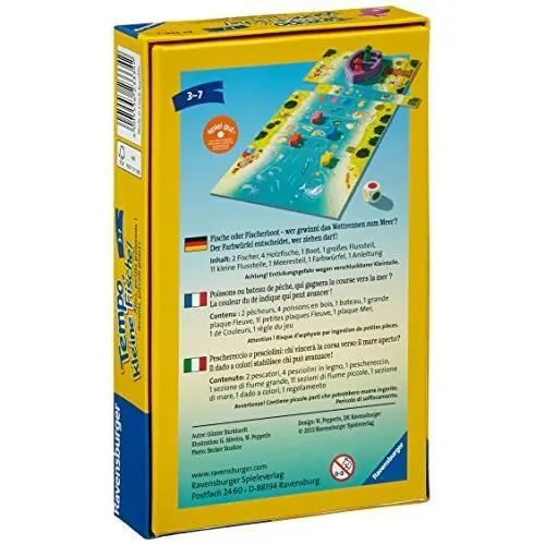 Jeu de société - RAVENSBURGER - Tempo, kleine Fische - 2 à 6 joueurs - À partir de 4 ans - Mixte-1