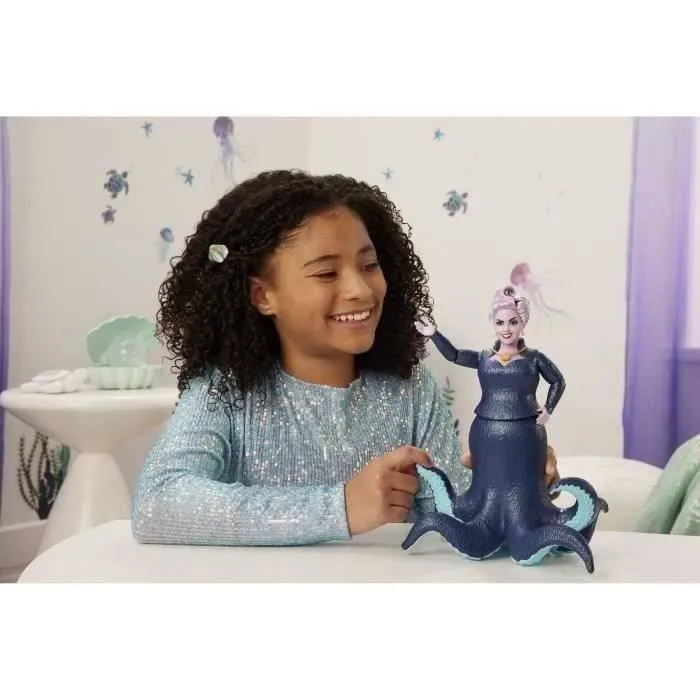 Disney-Poupée La Petite Sirène Ursula, avec accessoire HLX12-5