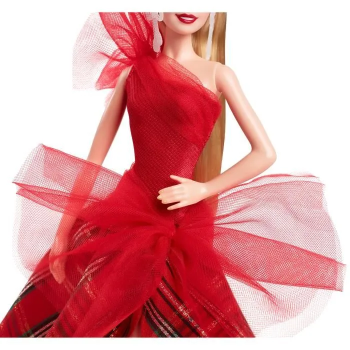 BARBIE Poupée joyeux noël blonde HRM61-1