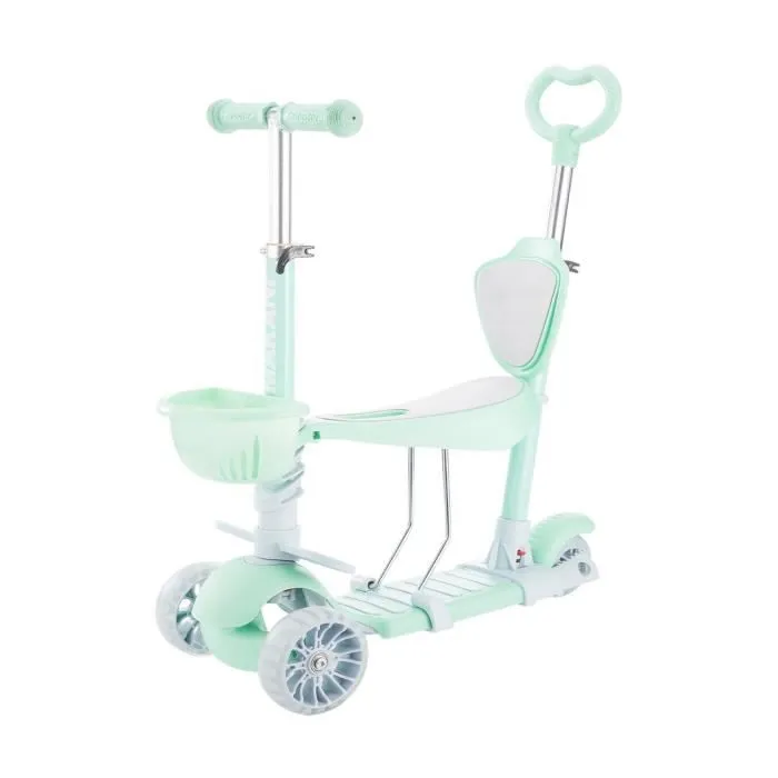Trottinette enfant - Makani - BonBon 4 en 1 - Vert - 3 roues - Jusqu'à 50 kg-1
