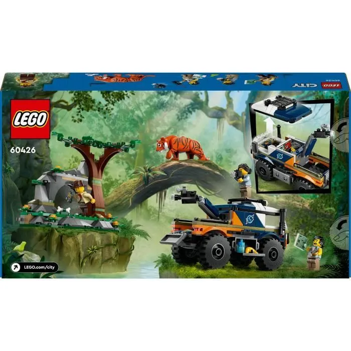 LEGO® City 60426 Le camion tout-terrain de l’explorateur de la jungle, jouet enfant 6 ans-5