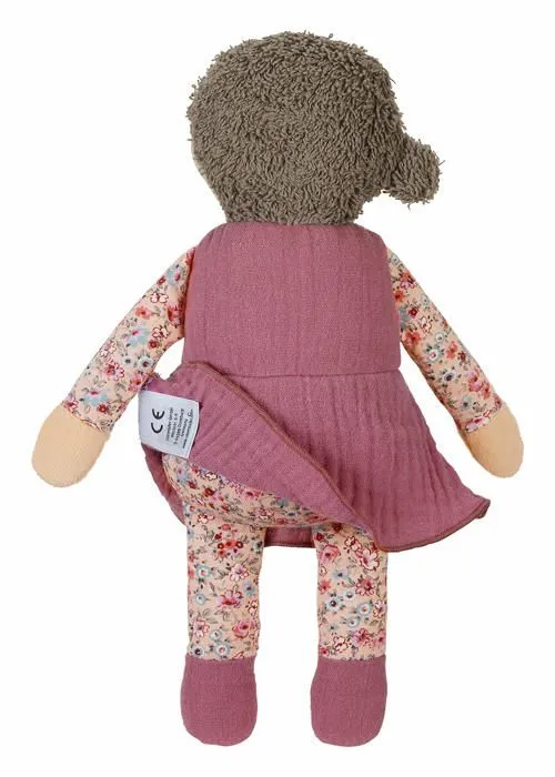 Peluche Sterntaler - 3002150 - Poupee de Jeu Sophie, Hochet Integre, Pour Bebes Des la Naissance, 28 x 20 cm, Rose-3