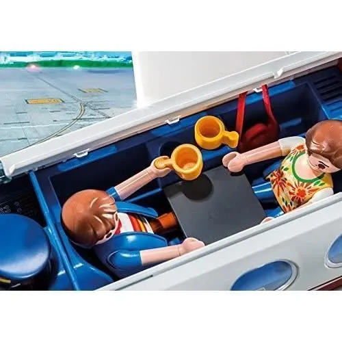 PLAYMOBIL - 6081 - Avion avec pilote et touristes-3