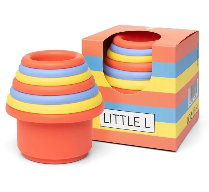 Little L - Gobelets gigognes en silicone - COOL KIDS PROJECT-0