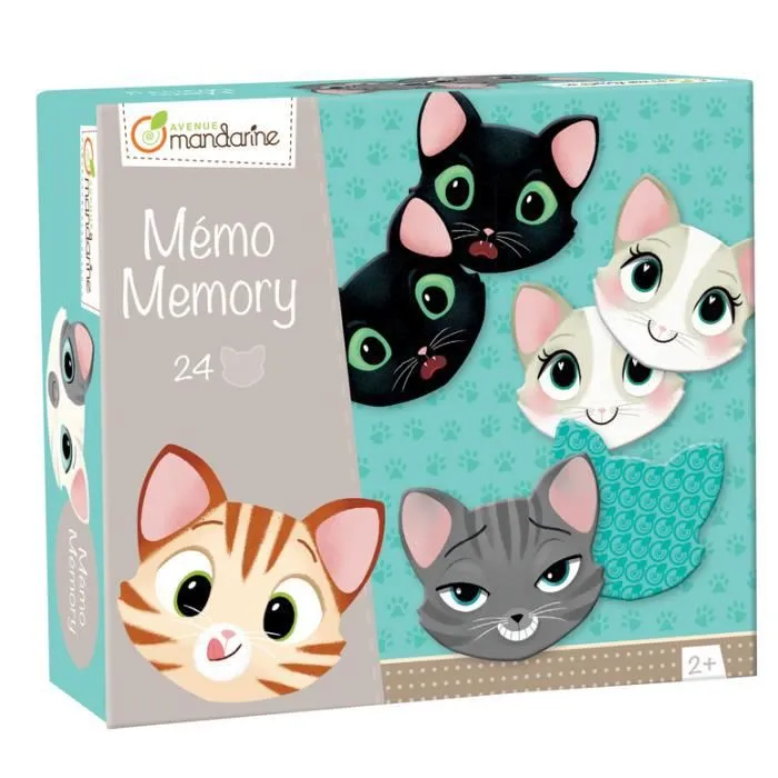 Mémo Memory - Chats et expressions-0