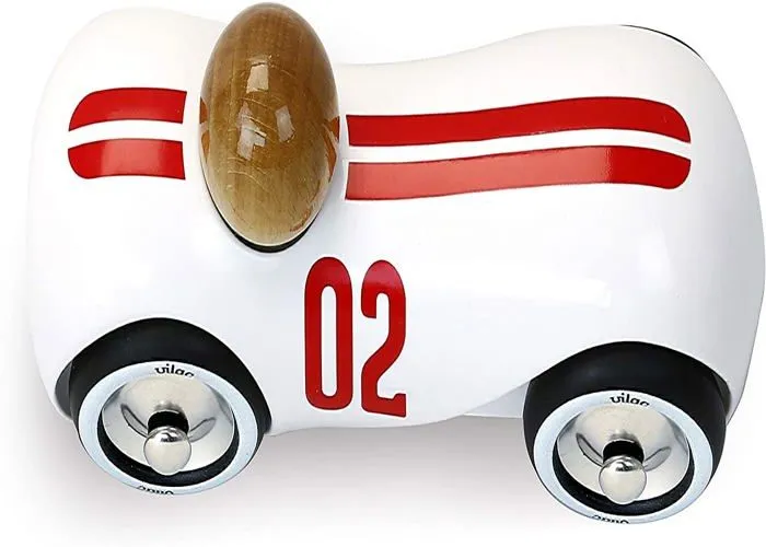 Jouet d'action - Vilac - Streamline vintage blanc - A partir de 2 ans - En bois laqué-3