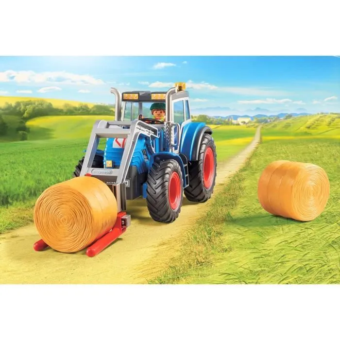 PLAYMOBIL - 71004 - Country La Ferme - Tracteur robuste et outils interchangeables-3