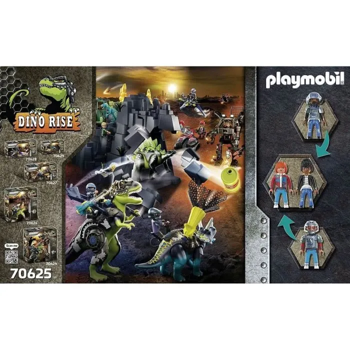 PLAYMOBIL - Dino Rise - Spinosaure et combattants - 46 pièces - Enfant 5 ans et plus-3