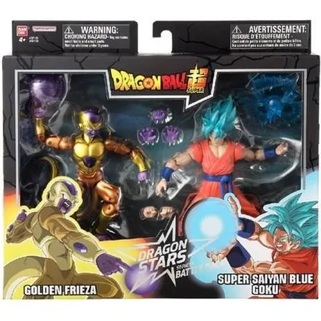 Figurine Dragon Ball Super Dragon Stars 17 cm - Golden Freezer vs Super Saiyan Blue Goku - BANDAI-2