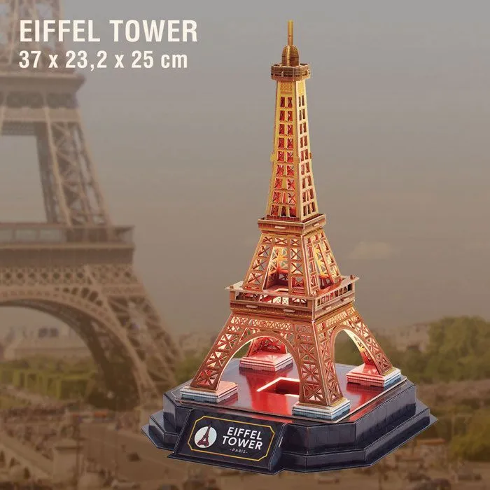 Puzzle 3D, Tour Eiffel LED, Maquette A Construire, Puzzle 3D Adulte Et Puzzle 3D Enfant, Puzzle Enfant 8 Ans, Maquette Jouet Enfant-4