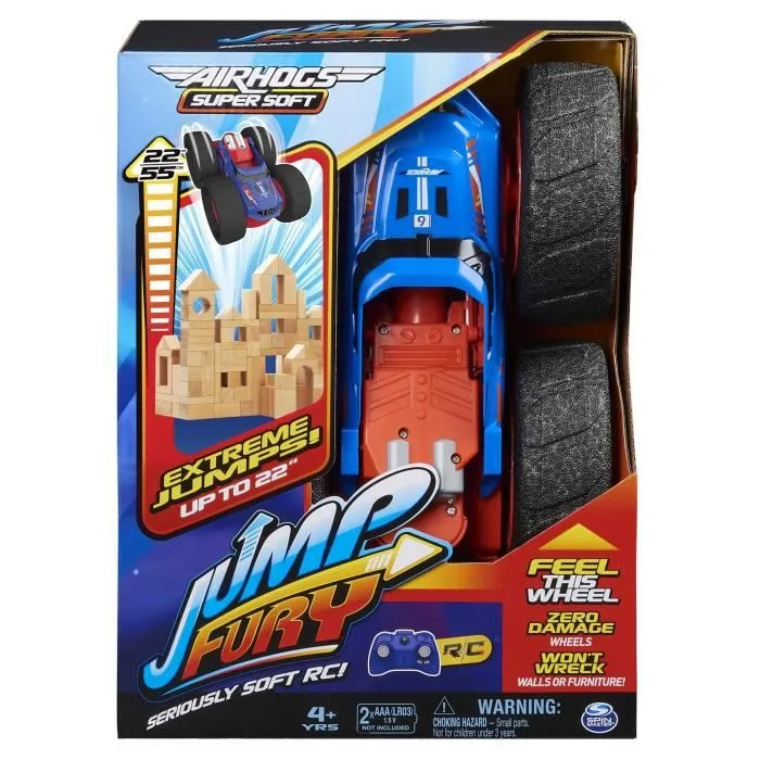 Voiture télécommandée tout-terrain AIR HOGS - Jump Fury RC - Saute jusqu'à 55cm - 2,4 GHz-4
