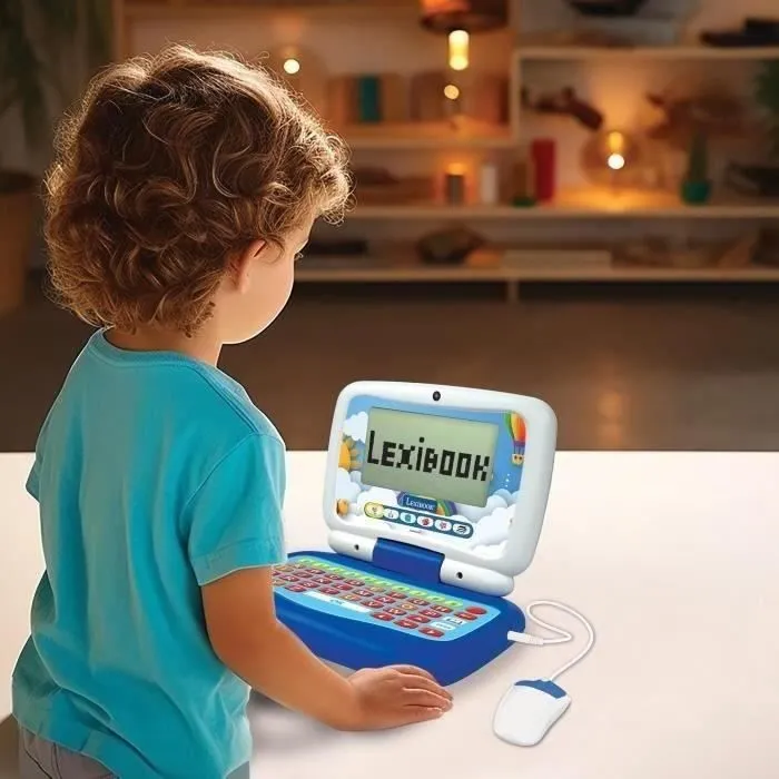 Ordinateur portable éducatif parlant bilingue FR/EN pour un total de 40 activités réparties en 6 catégories-2
