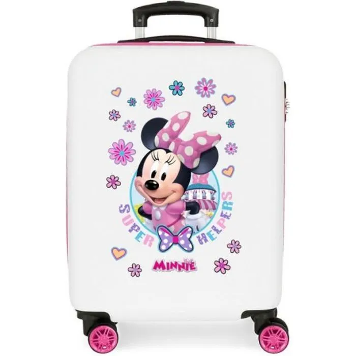 Valise cabine - DISNEY - Minnie Happy Helpers - Rigide - 4 roulettes - 32L-0