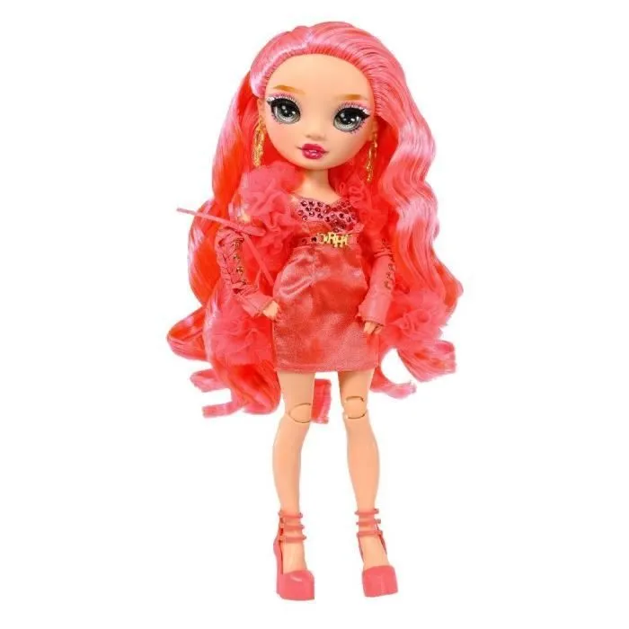 Rainbow High S23 Fashion Doll - Poupée 27 cm Priscilla Perez (Rose) - 1 tenue, 1 paire de chaussures et des accessoires-0