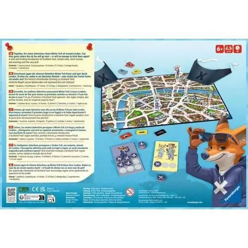 Jeu d'enquête - RAVENSBURGER - Scotland Yard junior - 2 joueurs ou plus - À partir de 6 ans - 30 min de jeu-1