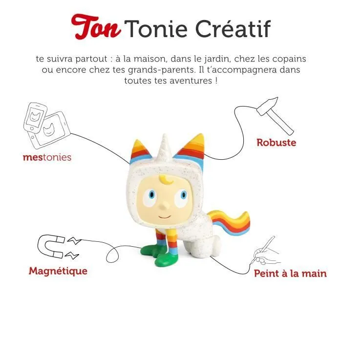 tonies® - Figurine Tonie Créatif - Licorne - Figurine Audio pour Toniebox-1