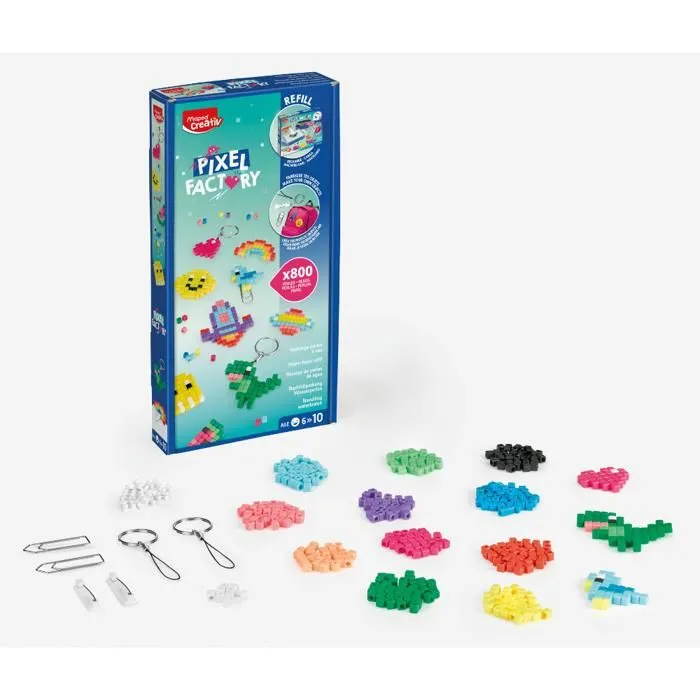 Recharge Perles à Eau Pixel Factory - Maped Creativ - Kit pour Création Accessoires, Loisirs Créatifs dès 6 ans-0