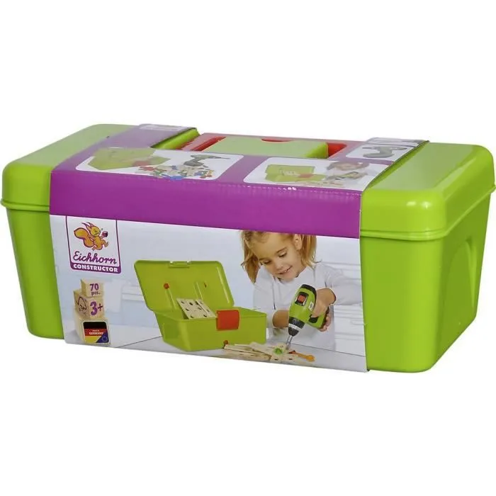 Jeu de construction - EICHHORN - Constructor - 70 pièces - Mixte - A partir de 3 ans-0