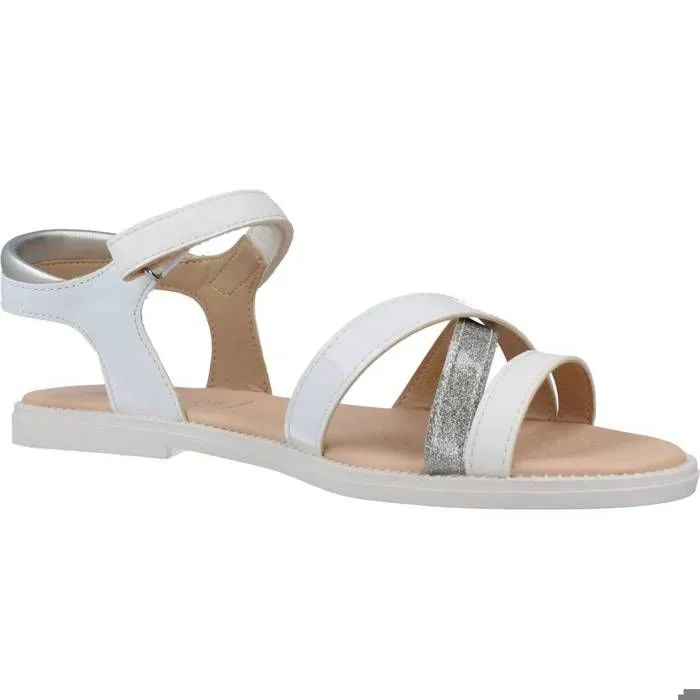 Sandales - GEOX - Karly - Enfant - Blanc - Scratch - Synthétique-4