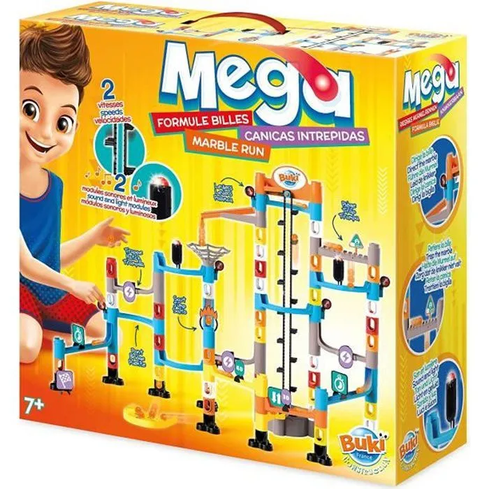 Buki - PM852 - Mega Formules Billes - Labyrinthe à billes avec ascenseur de 60cm-0
