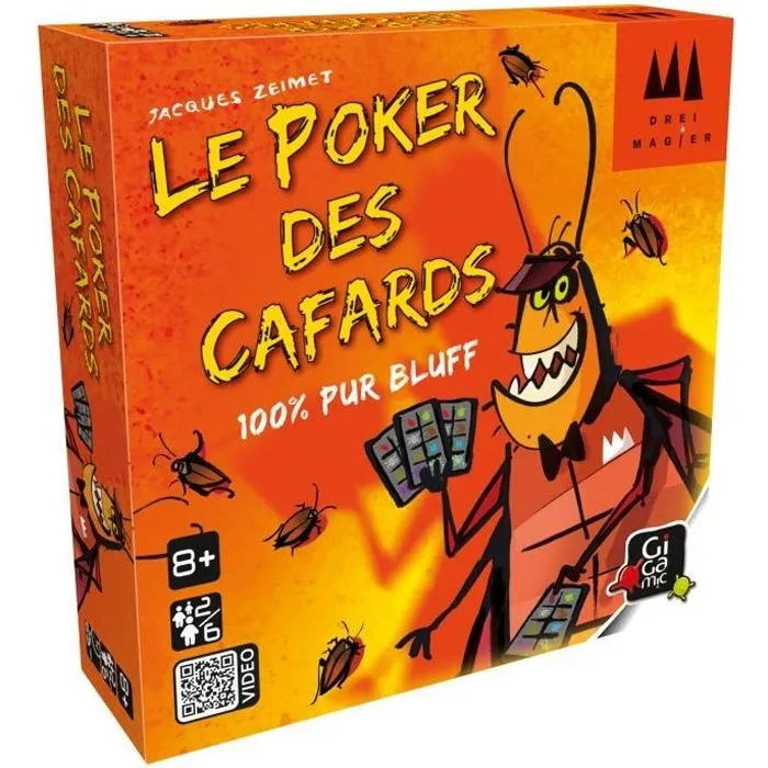 Gigamic - Poker des cafards - Jeu de société-0